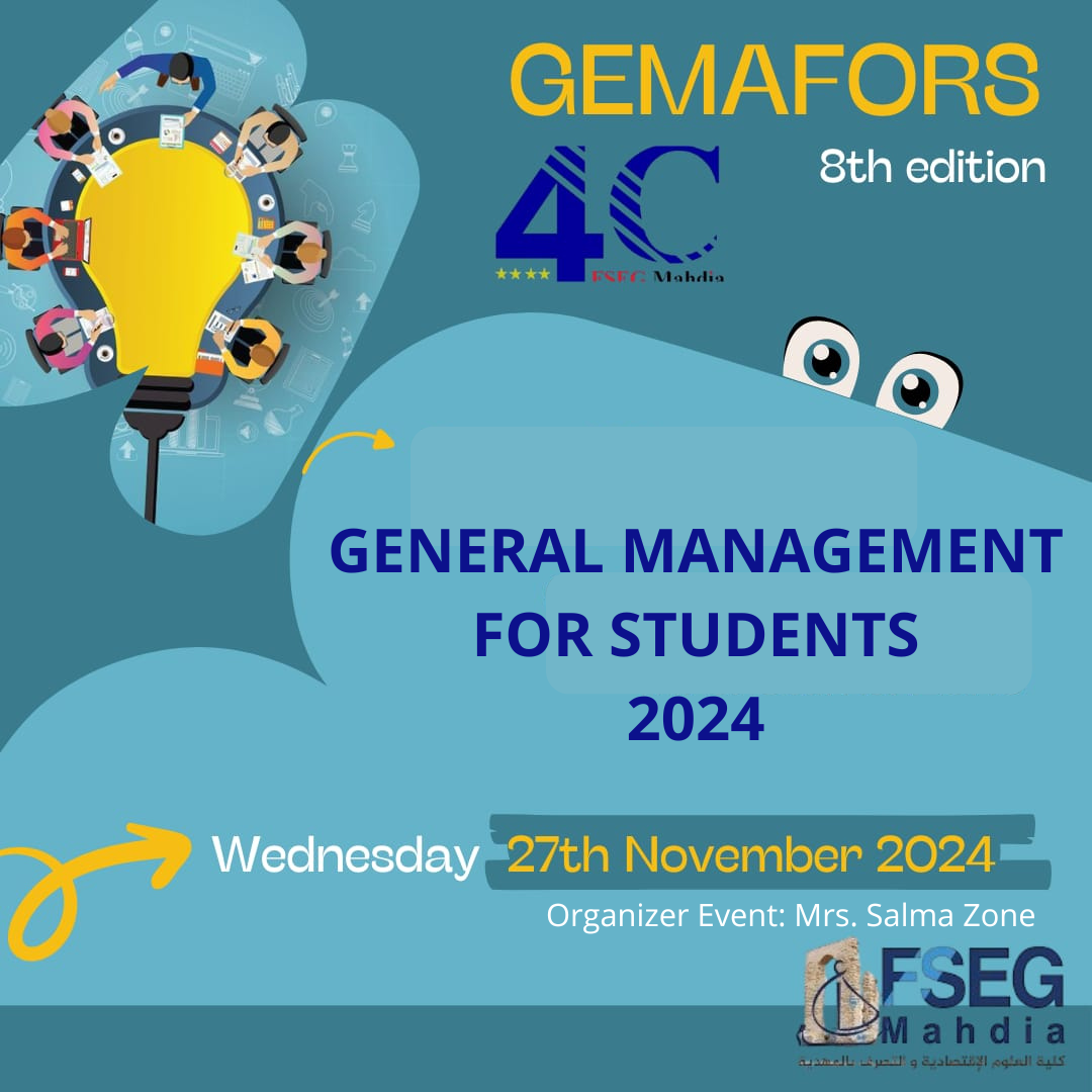GEMAFORS General Management for Students : 8ème édition