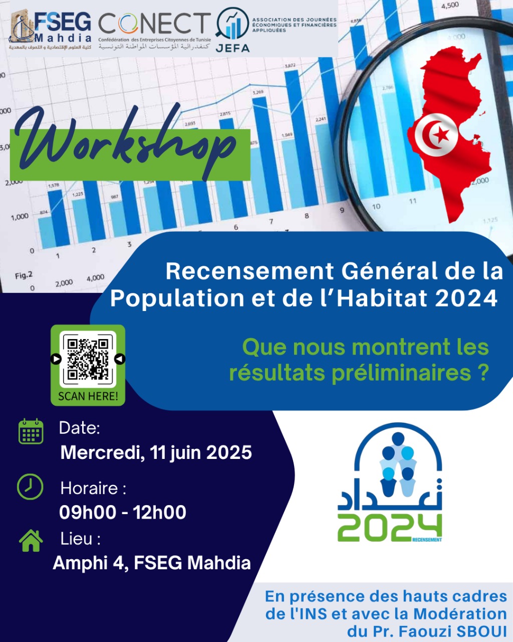 Workshop : Recensement Général de la Population et de l'Habitat 2024
